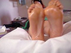 Lotion foot rub