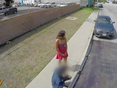 Bad Tow Truck - Brunette cheats on bf for a tow