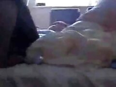 British Milf fucked on the bed by boyfriend husband watches