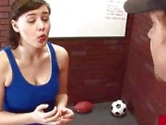 Girl learns to suck &ride