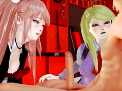 Junko and Kaede 3d hentai