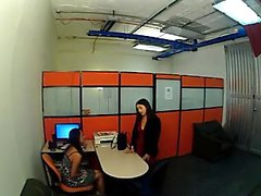 Indian office camera got secretary sex with girl that was o