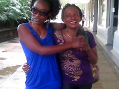Horny MILFS Lesbian Flirting In Public in Africa