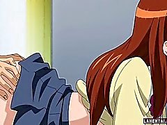 Hentai schoolgirl gets fucked from behind