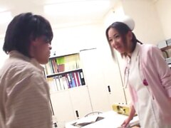 asian nurse teen seduces patient in hospital