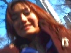 Japanese teen licked and fucked outdoor uncensored