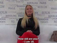Amateur POV hardcore with young Czech blonde - euro casting - Sunporno