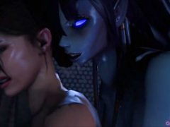 3D SFM [Big Johnson] Draenei banging Zoey hard (NO SOUND)