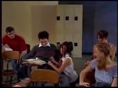 Ann Harlow fucks in classroom