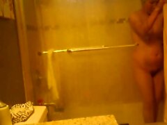 spying on my mature stepmom in the shower (asian)