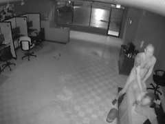 (Security camera) Secratry fucks her boss.