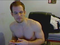 muscle nerd shoots his wad