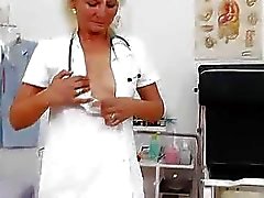 Cute wife nurse plays plus the pussyspreader