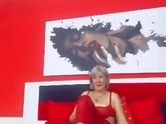 Granny big tits masturbation webcam