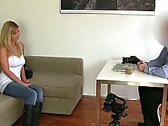 Sizzling sexy job interview