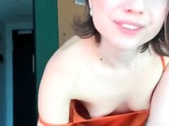 Small tit girl Georgia Jones masturbating in panties
