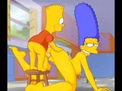 Simpsons Porn #1 Bart fuck Marge Cartoon Porn HD