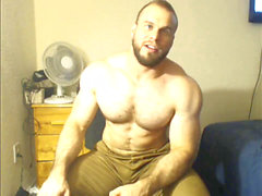 Beefy bodybuilder, femboy bubble butt tease, gay muscle bubble