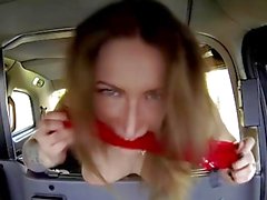 FemaleFakeTaxi Cab owner dishes out anal sex