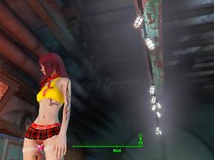 Fallout 4 Sexy schoolgirl