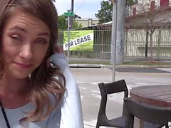 Kirsten Lee is down for outdoor blowjob