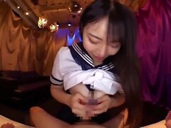 Asian japanese amateur has deep throat