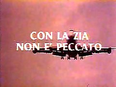 Con la zia non e peccato - italian vintage