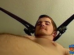 Real amateur jacking it off until he blasts out a load