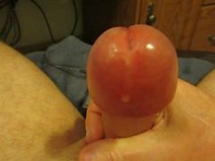 Messy leaking precum and electro stim cumshot tribute to sexy qkrrms1004