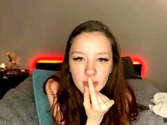 Hottest brunette solo webcam masturbation 2