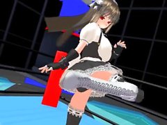 Sexy animated maid kicks your ass POV (by Boko877)