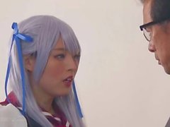 Cute school tgirl got blowjobs