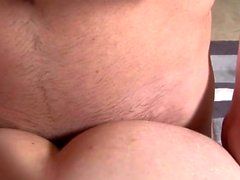 Muscle gay flip flop and cumshot