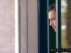 NubileFilms - Fucking Teen Girlfriend & Hot Roommate