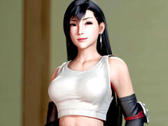 Tifa, tifa handjob, 3d