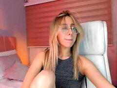 Blonde teen Sierras first erotic masturbation video