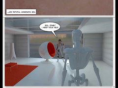 MARIO Android to Service Human 3D Gay Animated Comics Sci fi