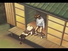 Horny anime milf totally fucked by man