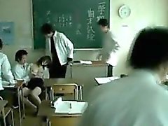 Japanese Professor Gets Groped By Students