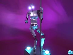 Sexbot stripper twerks