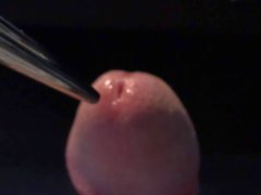 My cock slave - penis insert - pen in peehole