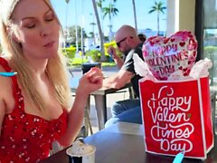 My wife lets stranger creampie during valentines day