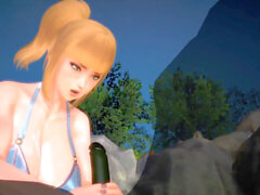 Gaming babes blaze fielding, wild life game, 3d