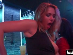 stunning girls have fun at the party clip