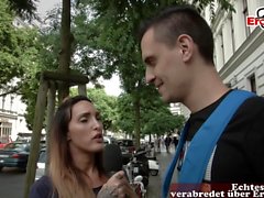 german street casting with big natural tits teen pick up