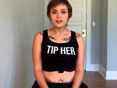 Hot brunette from fuck dildo masturbating on webcam