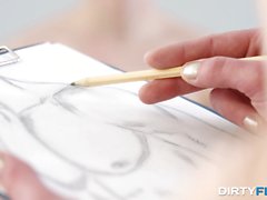 dirty flix - mary solaris - pussy-pierced art student anal