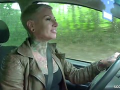 german scout - seduce tattoo milf cat cox to anal at casting