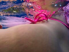 Underwater Anal Sex and finish near Pool for German Emo Teen