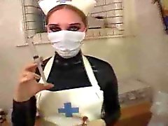 Fetish nurse abusing a patient